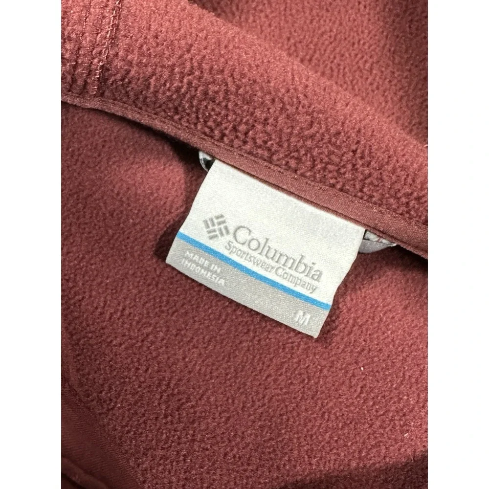 Columbia Omni-Wind Block Softshell Jacket Red  Men's Medium Windproof Full Zip